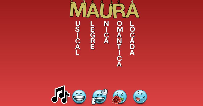 Emoticones para maura - Emoticones para tu nombre