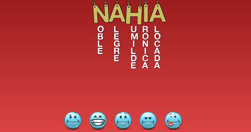 Emoticones para nahia - Emoticones para tu nombre