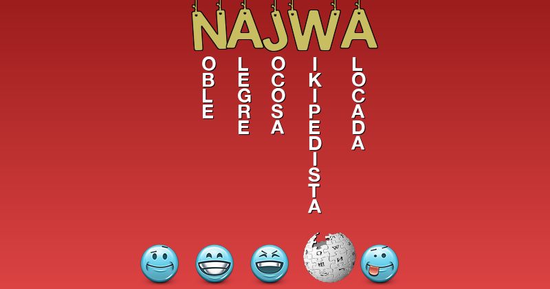 Emoticones para najwa - Emoticones para tu nombre
