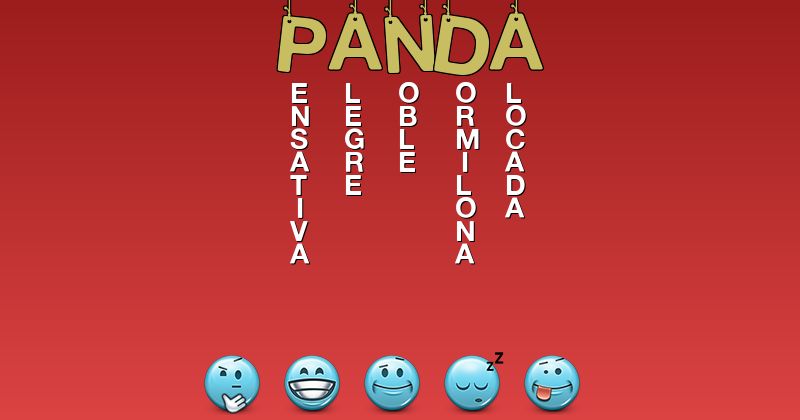 Emoticones para panda - Emoticones para tu nombre