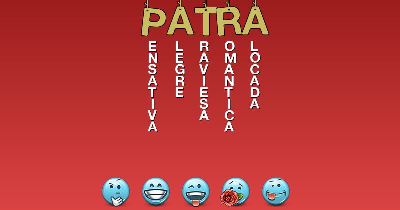 Emoticones para patra - Emoticones para tu nombre