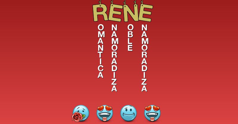 Emoticones para rené - Emoticones para tu nombre