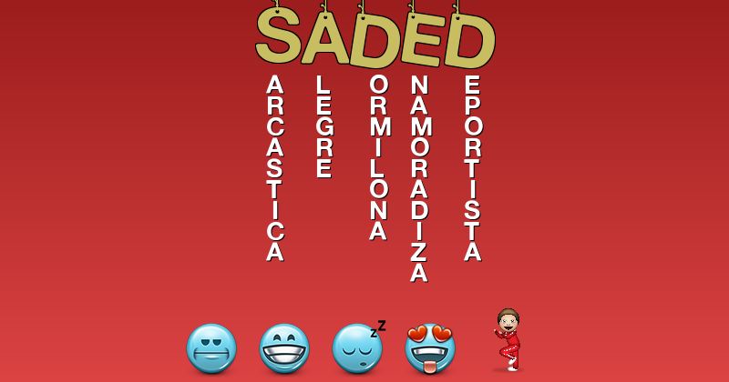 Emoticones para saded - Emoticones para tu nombre