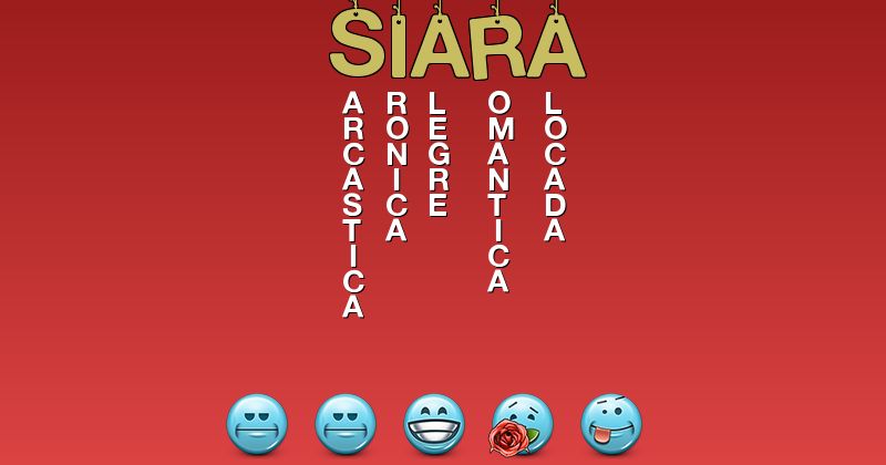 Emoticones para siara - Emoticones para tu nombre