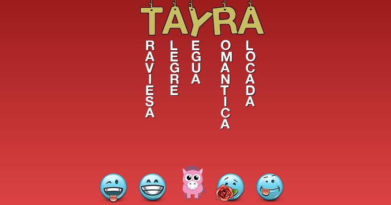 Emoticones para tayra - Emoticones para tu nombre