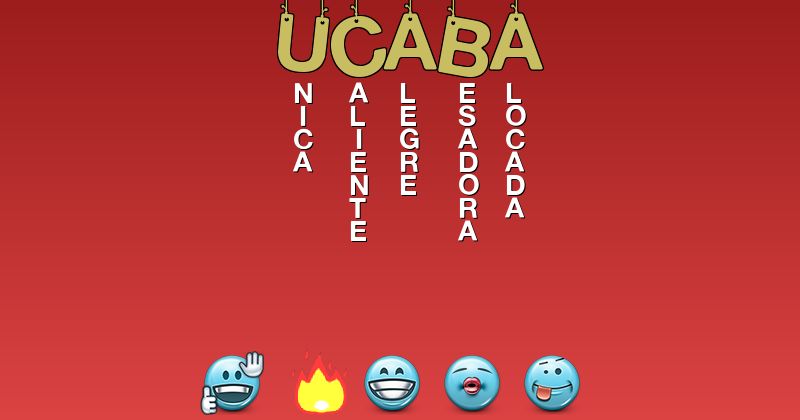 Emoticones para ucaba - Emoticones para tu nombre