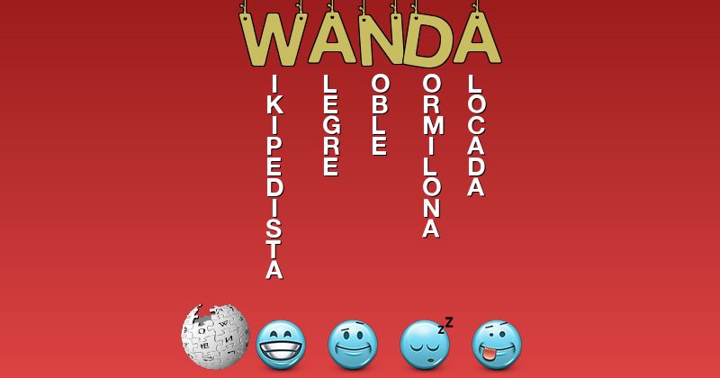 Emoticones para wanda - Emoticones para tu nombre