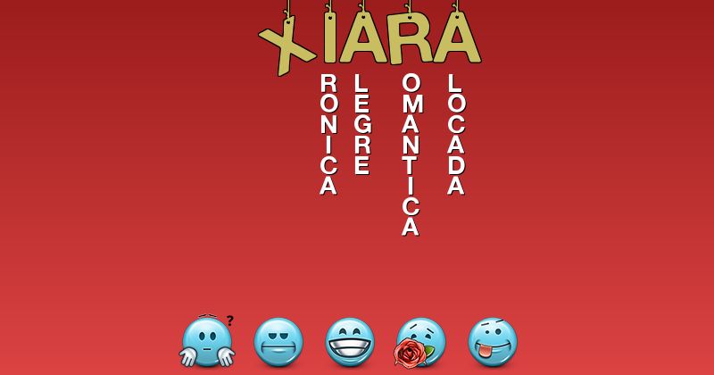 Emoticones para xiara - Emoticones para tu nombre