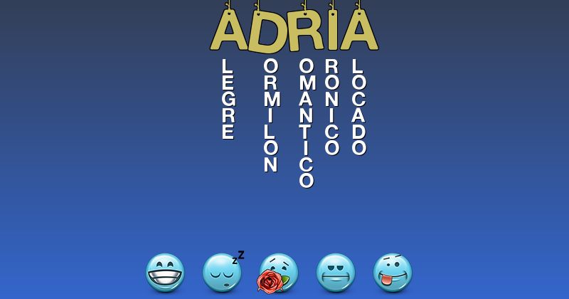 Emoticones para adria - Emoticones para tu nombre