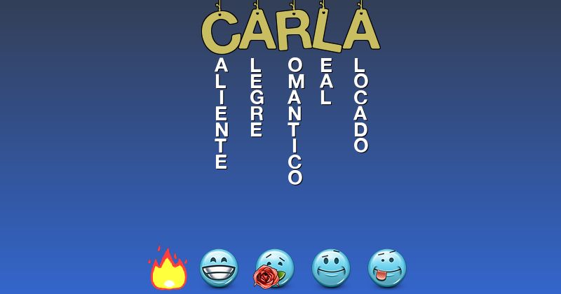 Emoticones para carla - Emoticones para tu nombre