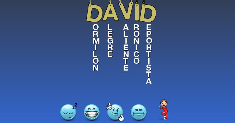 Emoticones para david - Emoticones para tu nombre