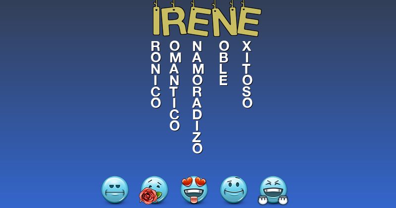 Emoticones para irene - Emoticones para tu nombre