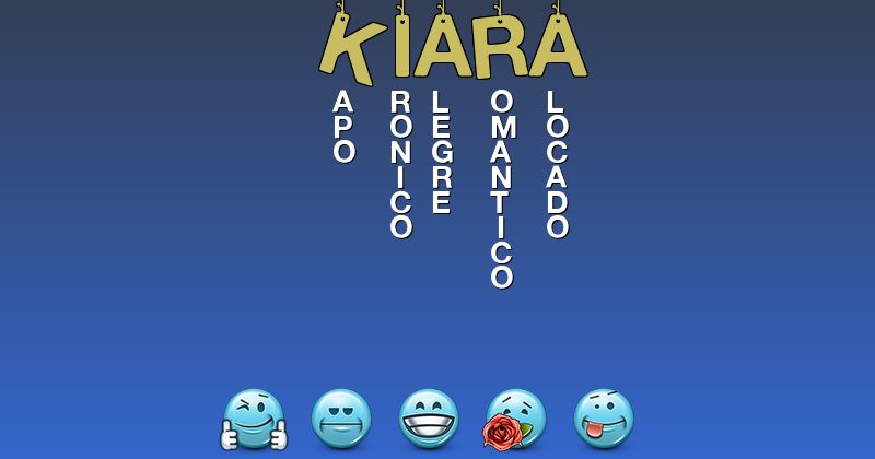 Emoticones para kiara - Emoticones para tu nombre