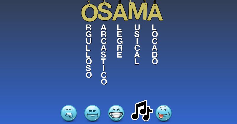 Emoticones para osama - Emoticones para tu nombre