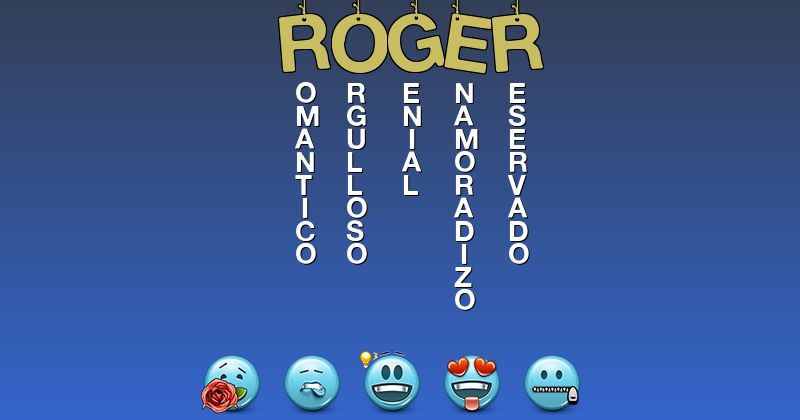 Emoticones para roger - Emoticones para tu nombre