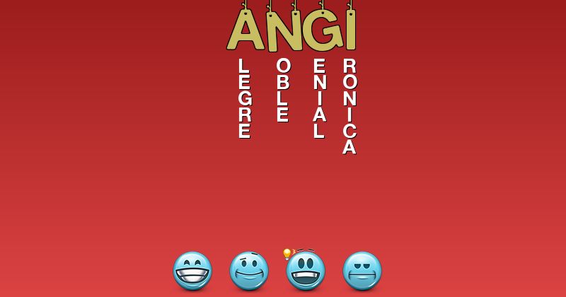 Emoticones para angi - Emoticones para tu nombre