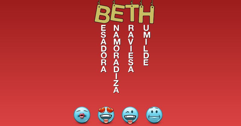 Emoticones para beth - Emoticones para tu nombre