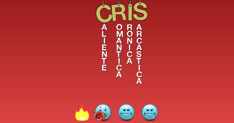Emoticones para cris - Emoticones para tu nombre
