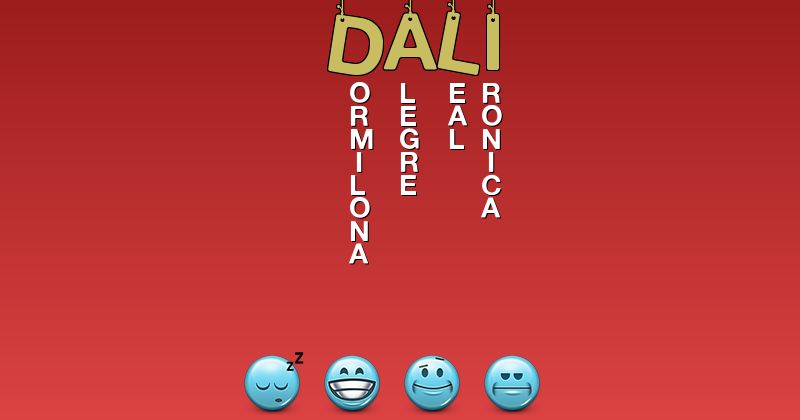 Emoticones para dali - Emoticones para tu nombre