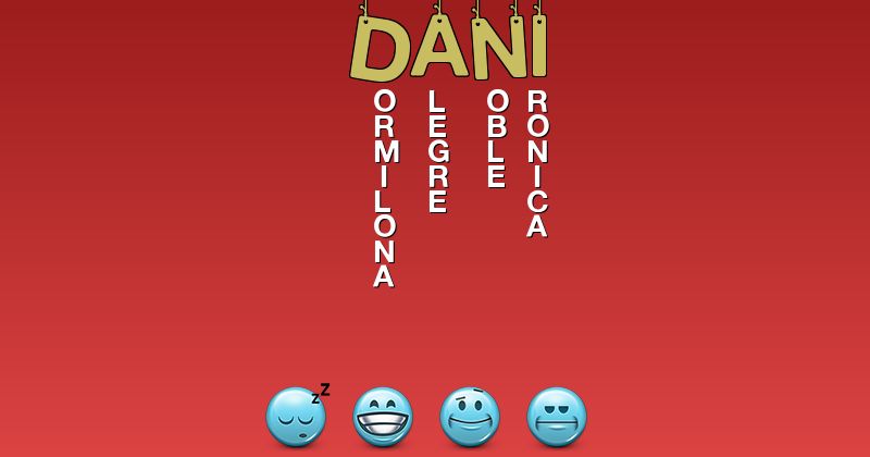 Emoticones para dani - Emoticones para tu nombre