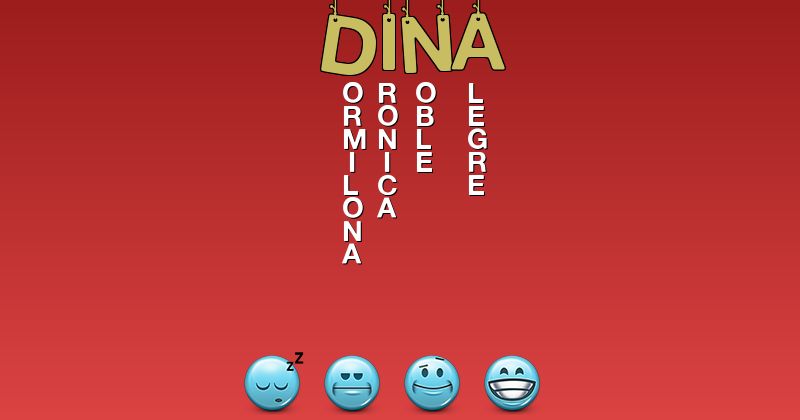 Emoticones para dina - Emoticones para tu nombre
