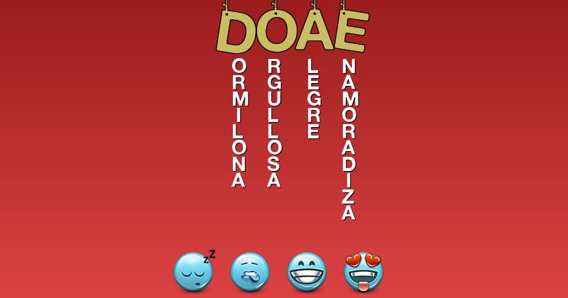 Emoticones para doae - Emoticones para tu nombre