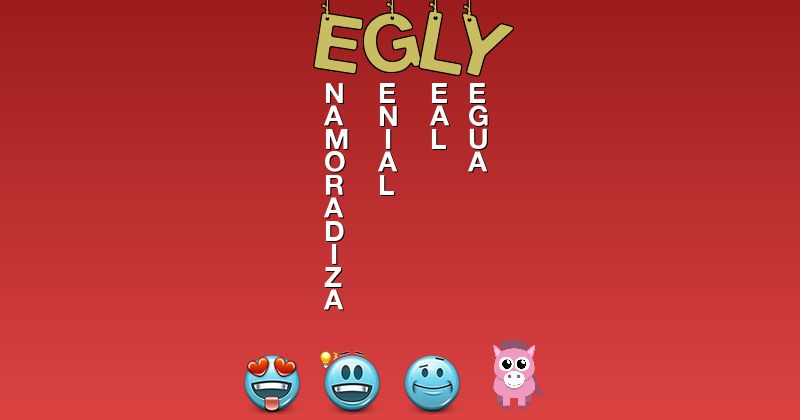 Emoticones para egly - Emoticones para tu nombre