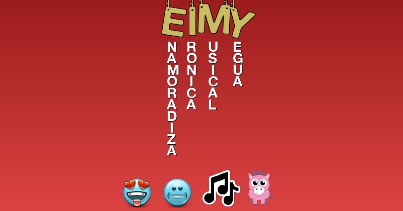 Emoticones para eimy - Emoticones para tu nombre