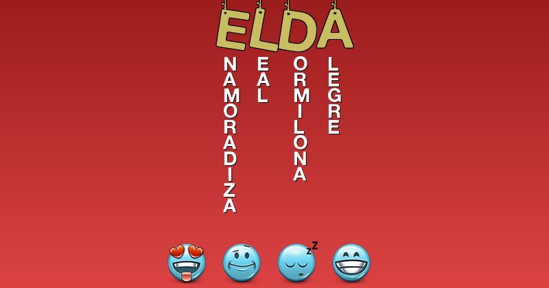 Emoticones para elda - Emoticones para tu nombre