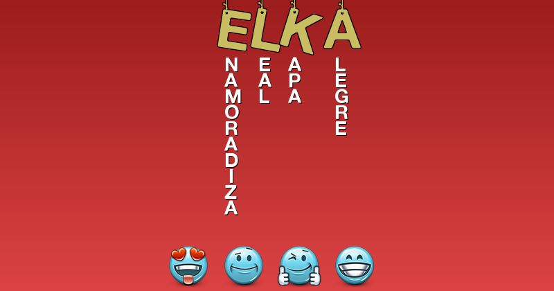 Emoticones para elka - Emoticones para tu nombre