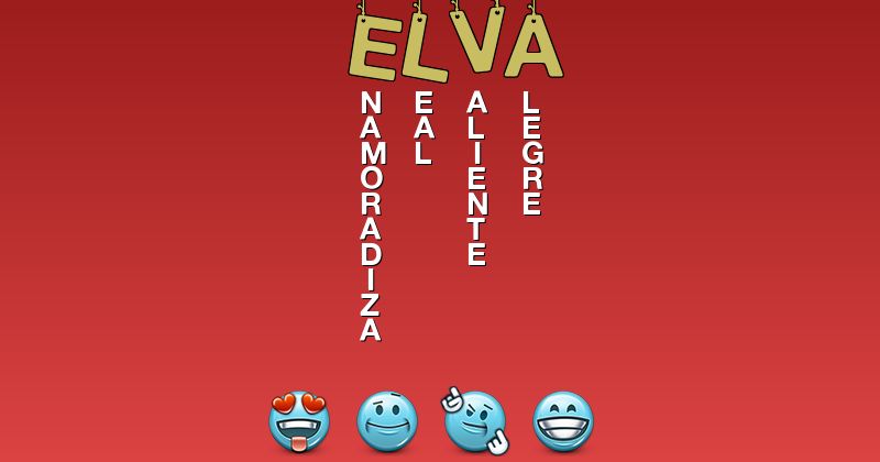 Emoticones para elva - Emoticones para tu nombre