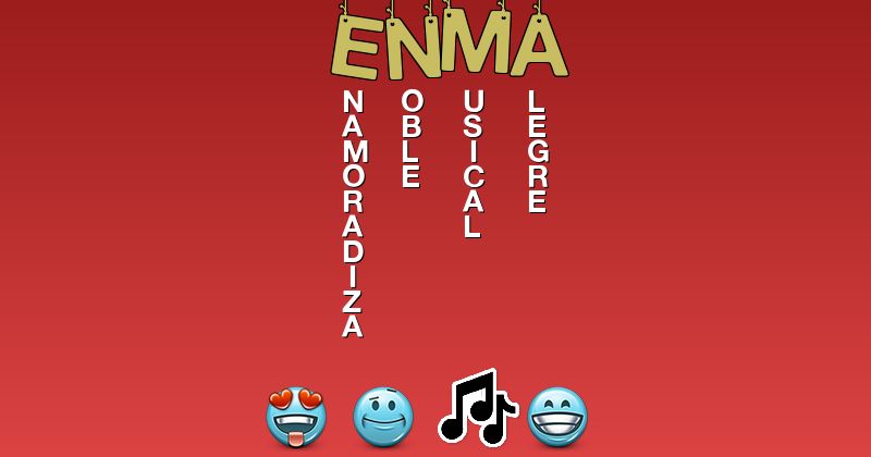 Emoticones para enma - Emoticones para tu nombre