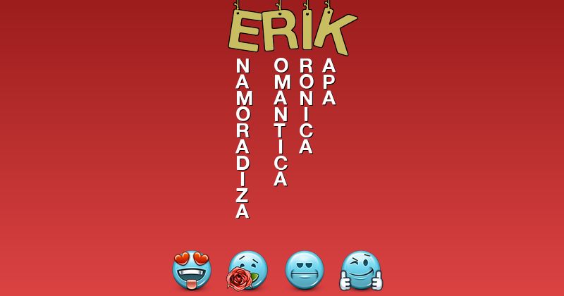 Emoticones para erik - Emoticones para tu nombre