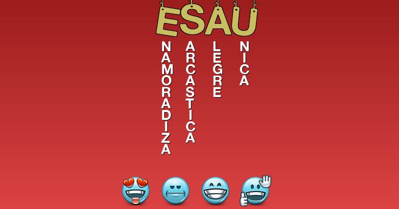 Emoticones para esau - Emoticones para tu nombre