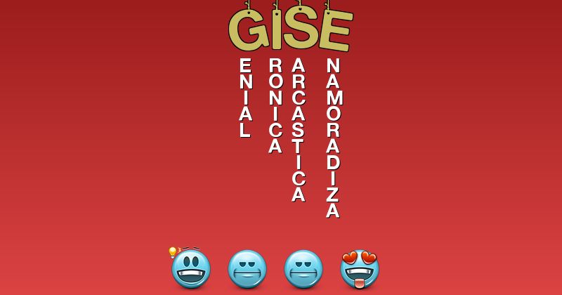 Emoticones para gise - Emoticones para tu nombre