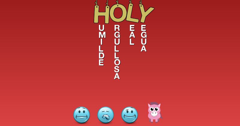 Emoticones para holy - Emoticones para tu nombre