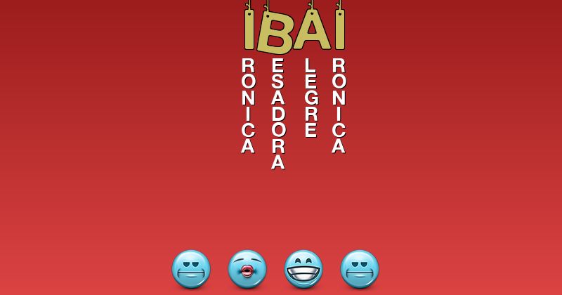 Emoticones para ibai - Emoticones para tu nombre