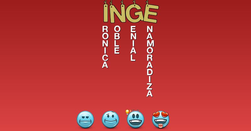 Emoticones para inge - Emoticones para tu nombre