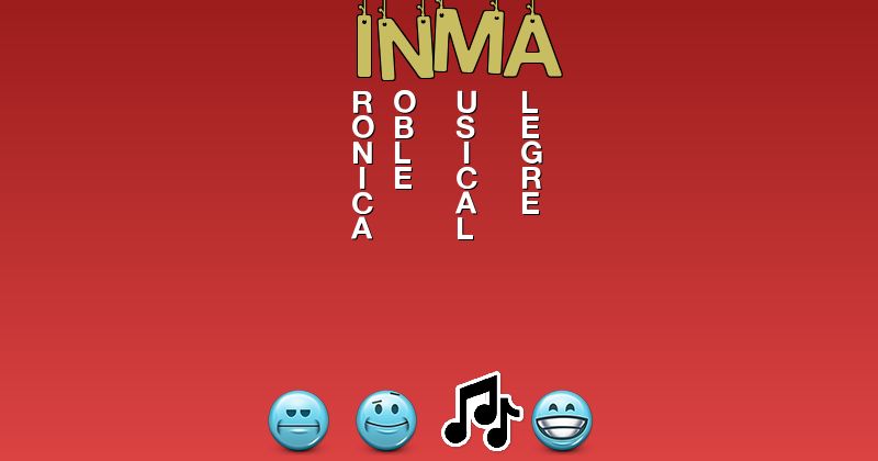 Emoticones para inma - Emoticones para tu nombre