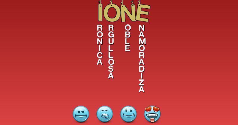 Emoticones para ione - Emoticones para tu nombre