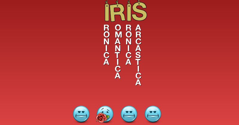 Emoticones para iris - Emoticones para tu nombre