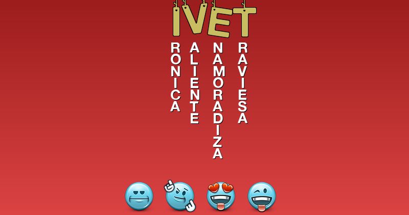 Emoticones para ivet - Emoticones para tu nombre