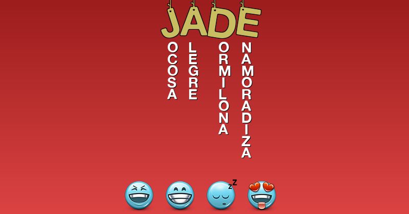Emoticones para jade - Emoticones para tu nombre