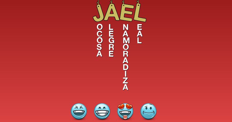 Emoticones para jael - Emoticones para tu nombre