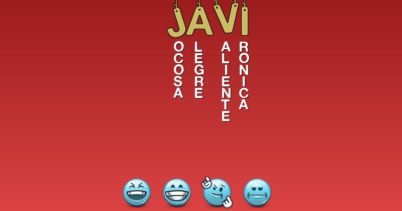 Emoticones para javi - Emoticones para tu nombre