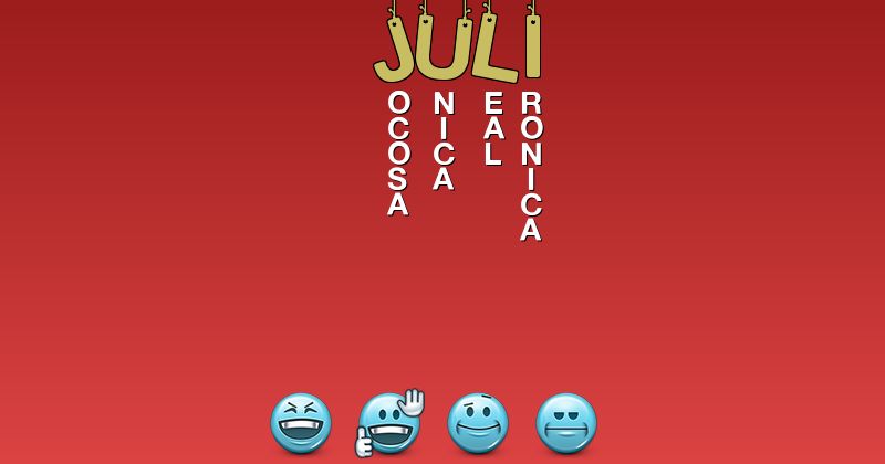 Emoticones para juli - Emoticones para tu nombre