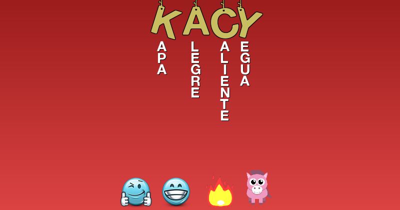 Emoticones para kacy - Emoticones para tu nombre