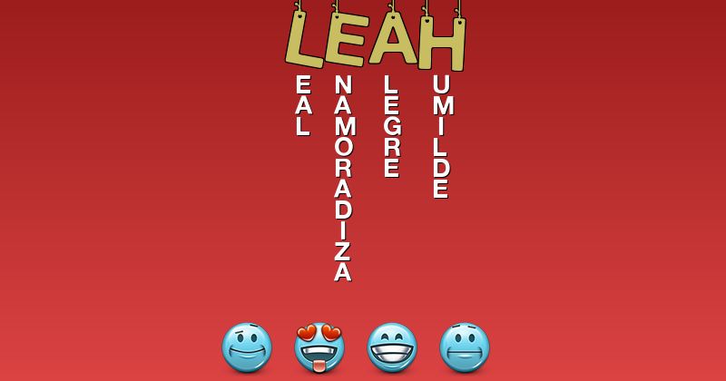 Emoticones para leah - Emoticones para tu nombre