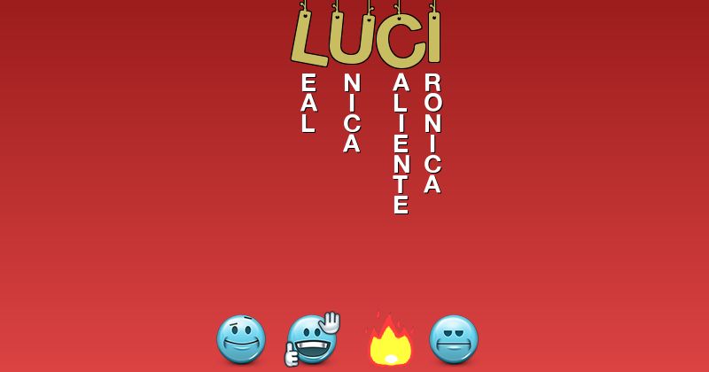 Emoticones para luci - Emoticones para tu nombre