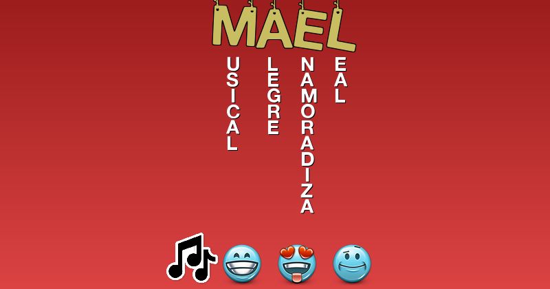 Emoticones para mael - Emoticones para tu nombre